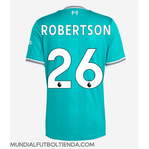 Camiseta Liverpool Andrew Robertson #26 Tercera Equipación Replica 2025-26 mangas cortas